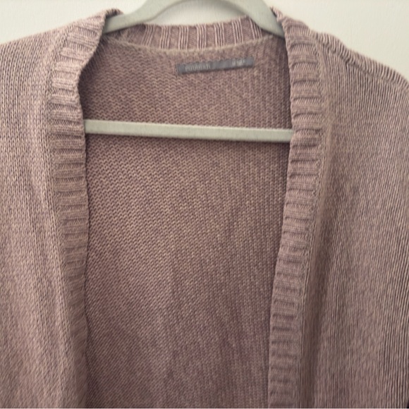 Women's knit Sweater Cardigan light purple / pink - Picture 3 of 4